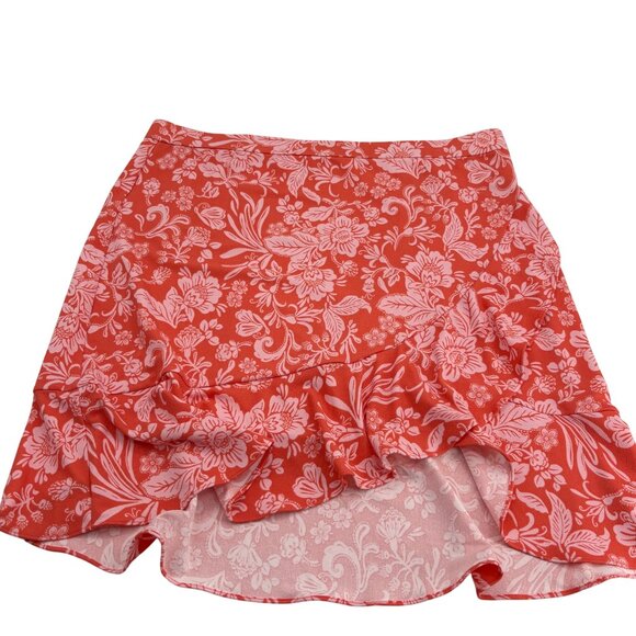 Isaac Mizrahi Live Bridgehampton Floral Ruffle Skirt XLP - Picture 1 of 5